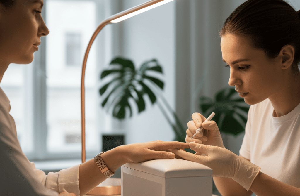 cuidado de uñas semipermanentes