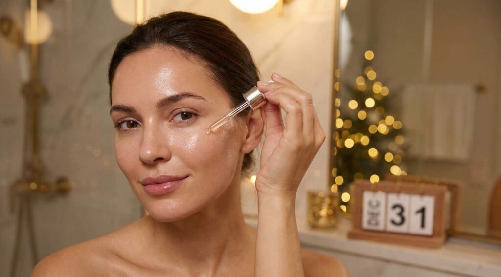 preparar la piel para Año Nuevo