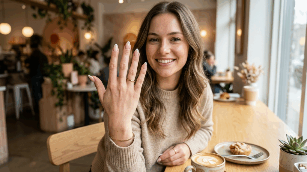 Manicura francesa moderna